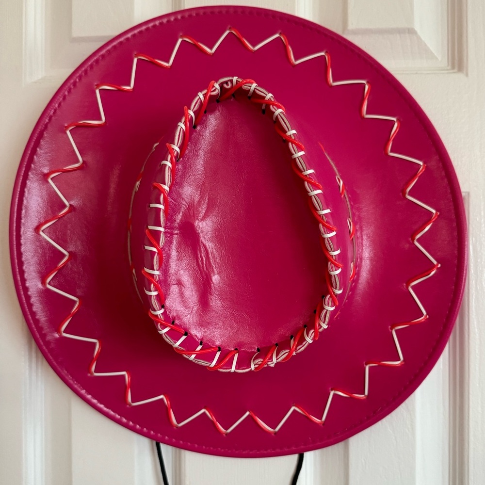 Pink Light Up Cowgirl / Cowboy Hat